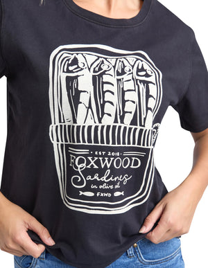 Pesce Tee - Washed Black