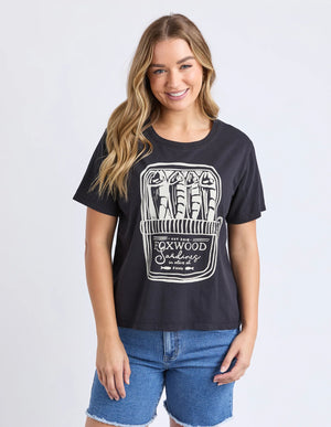 Pesce Tee - Washed Black