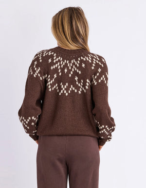 Polar Knit Crew - Coffee