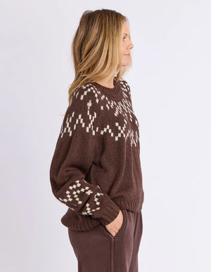 Polar Knit Crew - Coffee