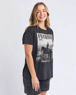 Rodeo Tee - Washed Black