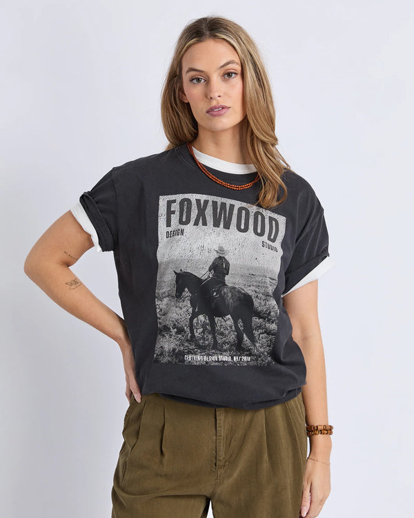 Rodeo Tee - Washed Black