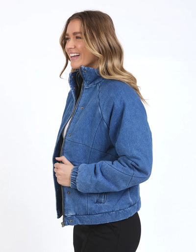 Rosalee Jacket - Mid Blue