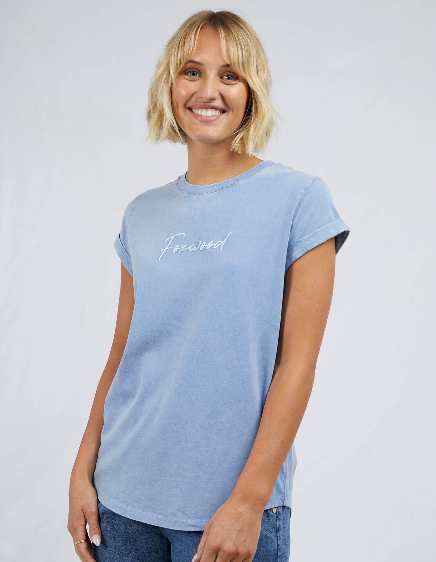 Signature Tee - Light Blue