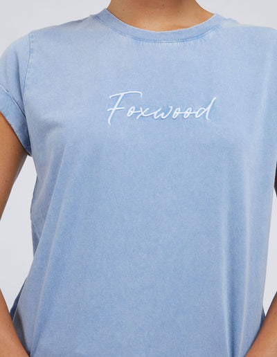 Signature Tee - Light Blue