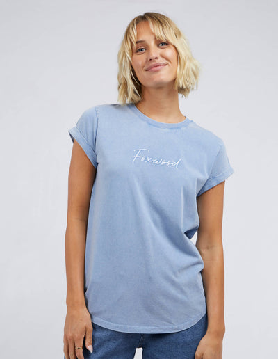 Signature Tee - Light Blue