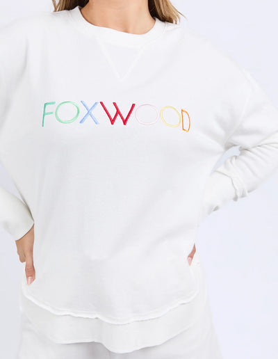 Simplified Confetti Crew - Vintage White
