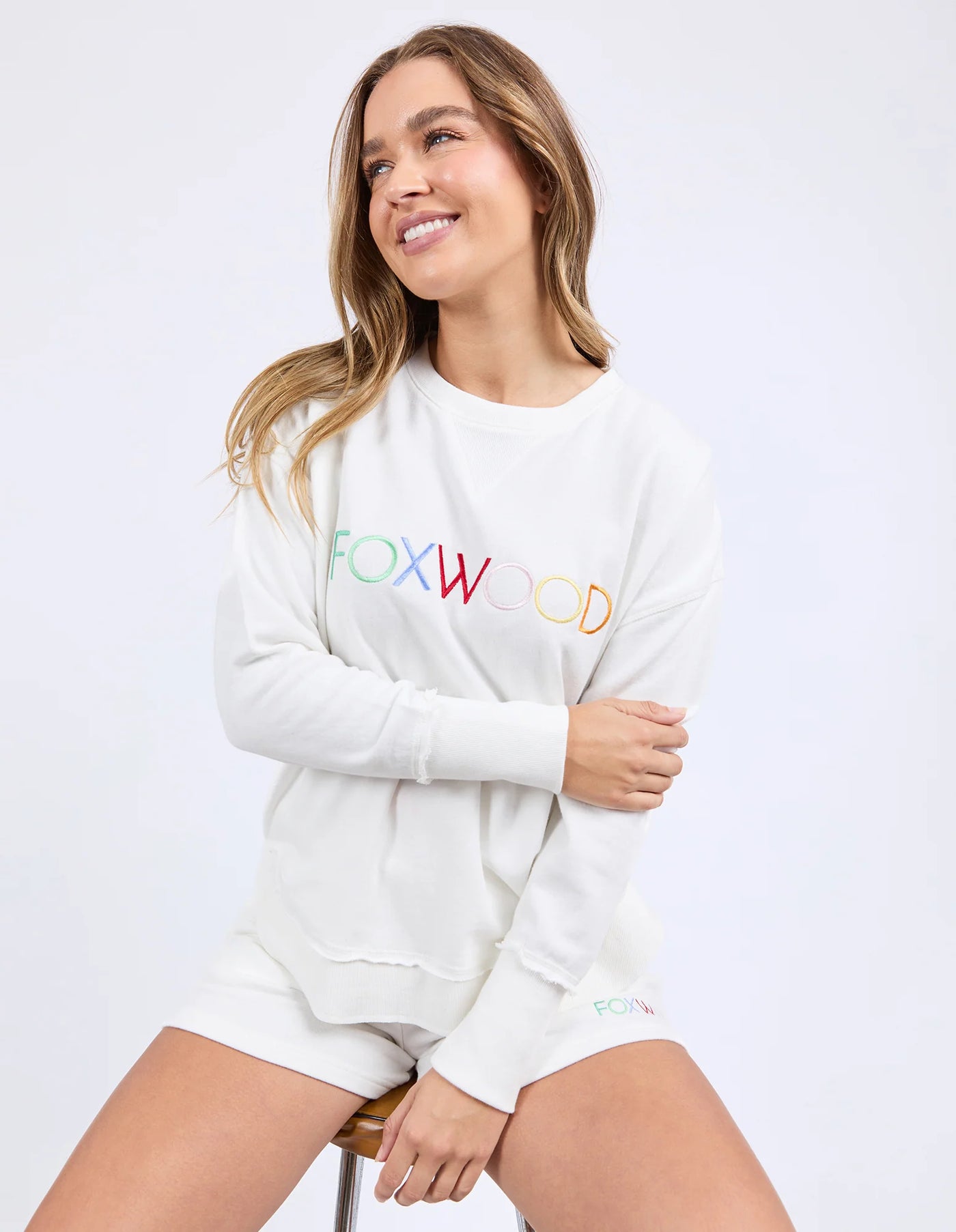 Simplified Confetti Crew - Vintage White