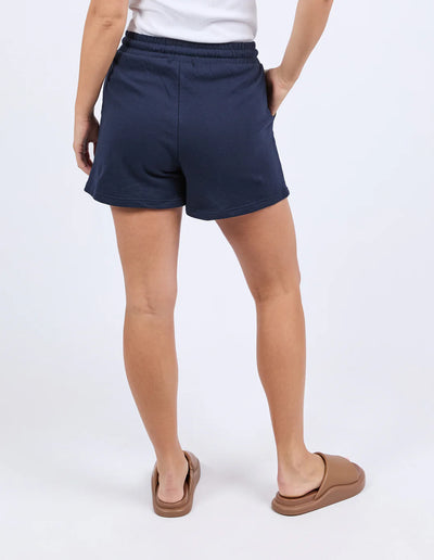 Simplified Confetti Short - Navy