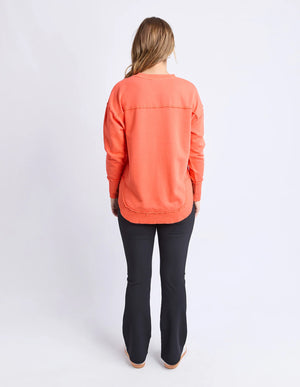 Simplified Crew - Orange Red