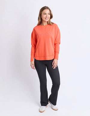 Simplified Crew - Orange Red