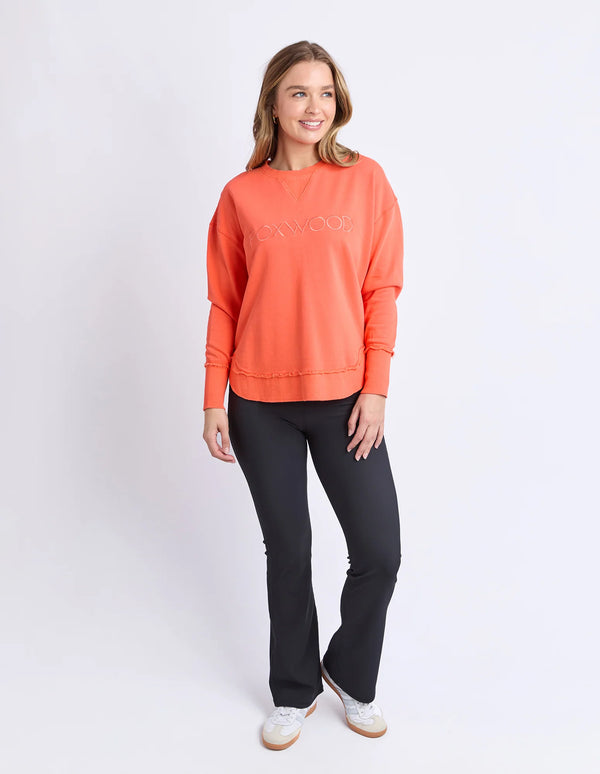 Simplified Crew - Orange Red