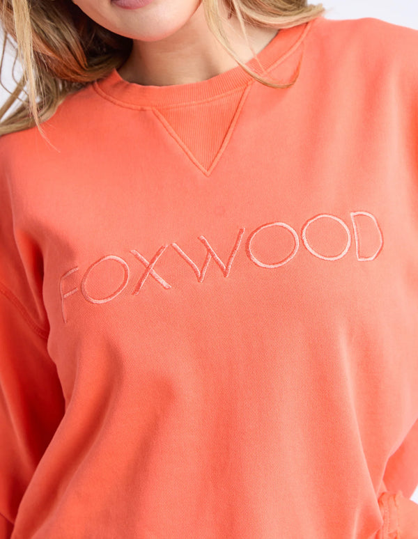 Simplified Crew - Orange Red