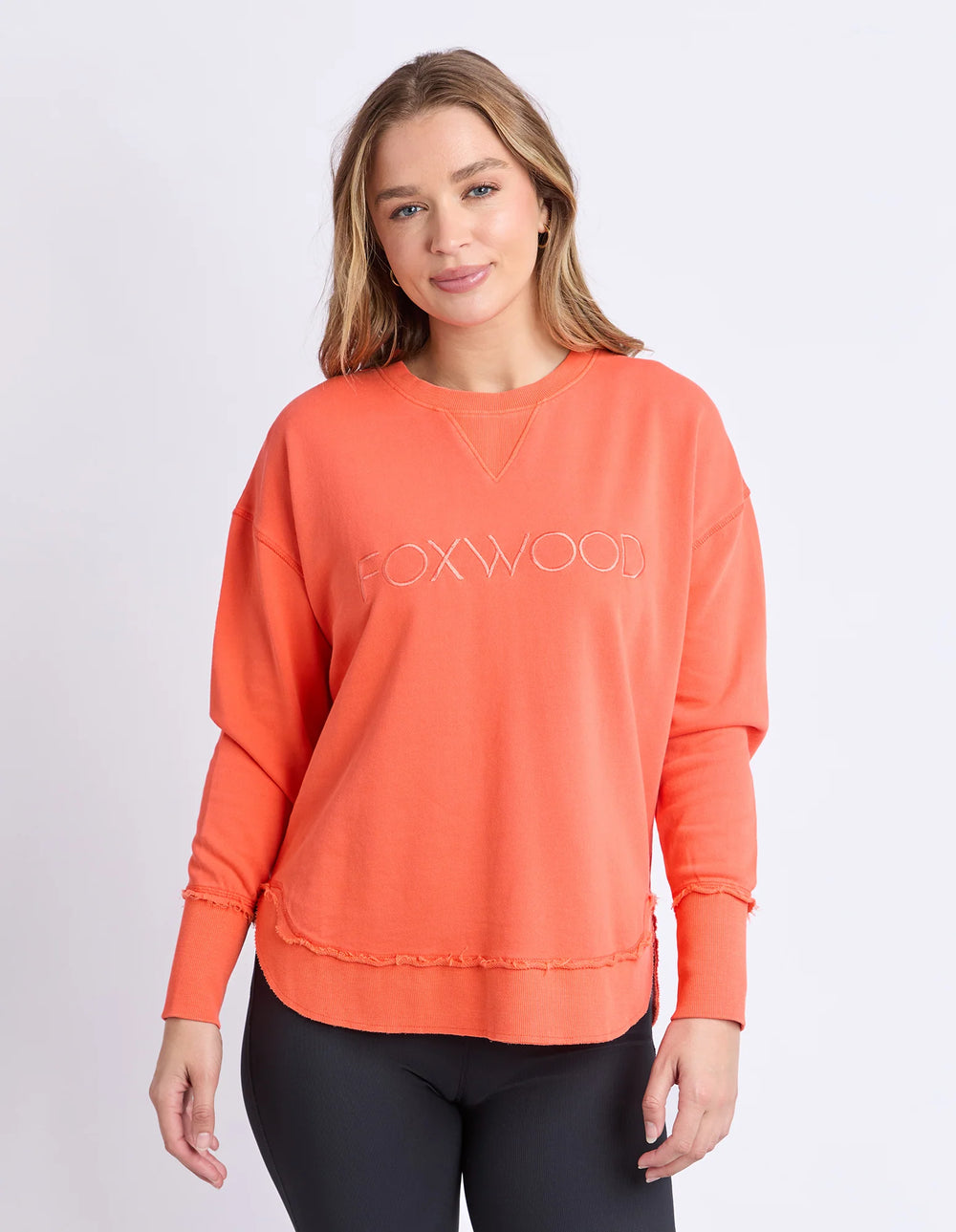 Simplified Crew - Orange Red