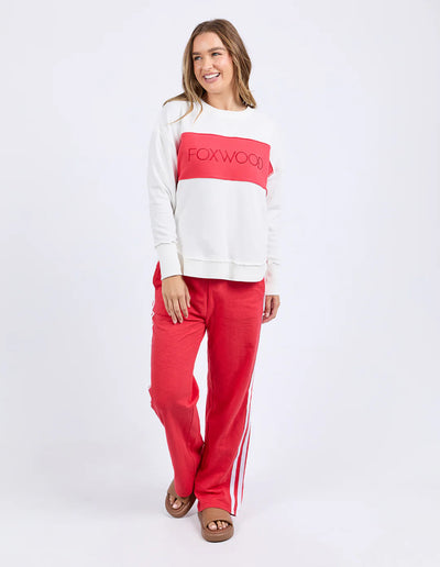 Simplified Tonal Crew - Red
