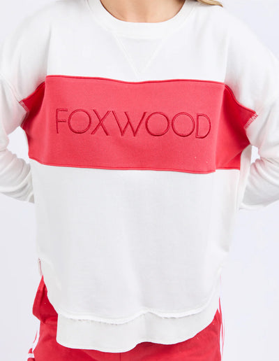 Simplified Tonal Crew - Red