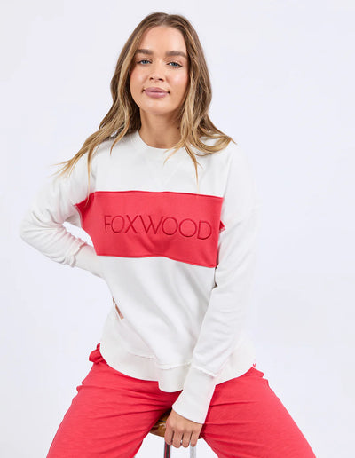 Simplified Tonal Crew - Red