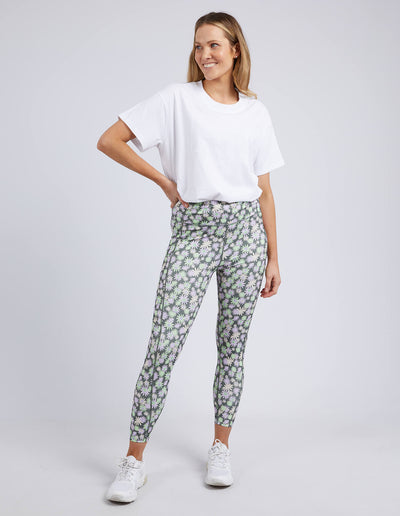 Starter Legging - Khaki Floral