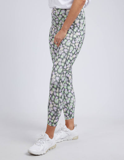 Starter Legging - Khaki Floral