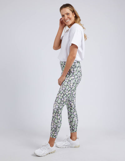 Starter Legging - Khaki Floral