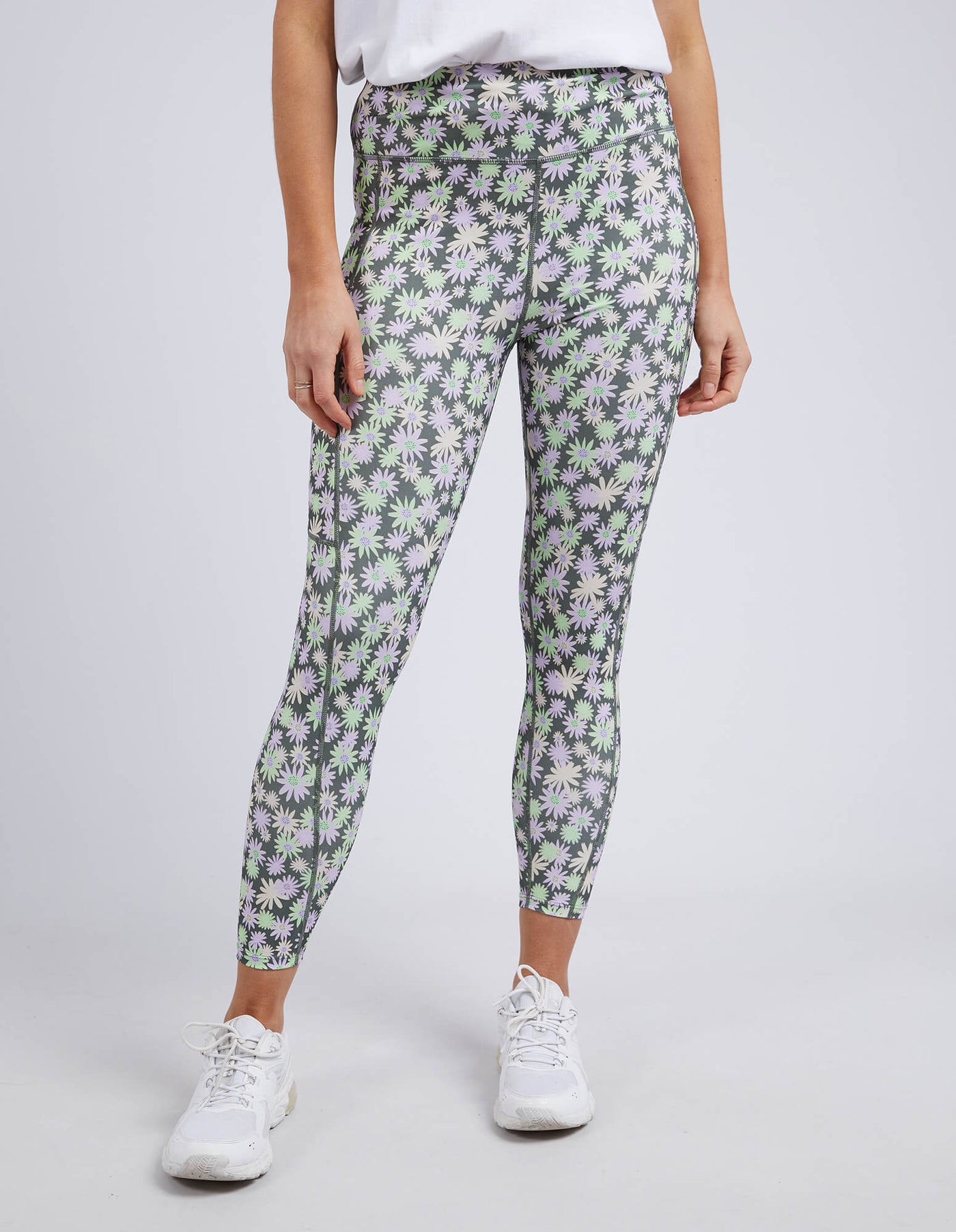 Starter Legging - Khaki Floral