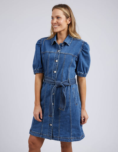 Talbert Dress - Mid Blue Denim