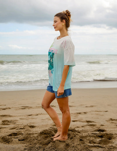 Timeless Tides Tee - White