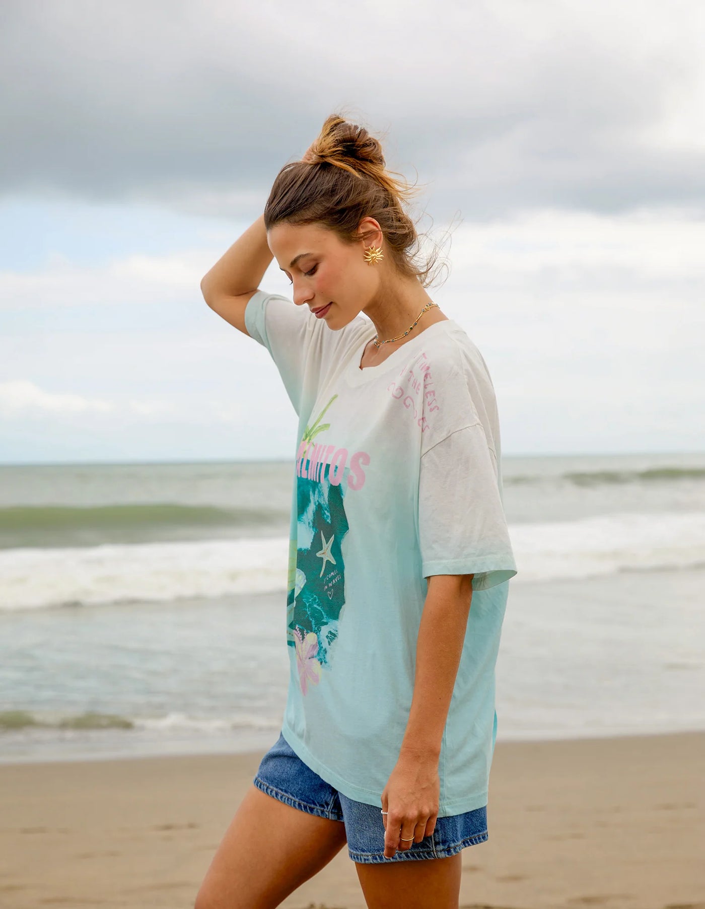 Timeless Tides Tee - White