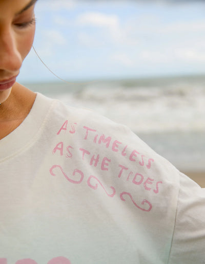 Timeless Tides Tee - White