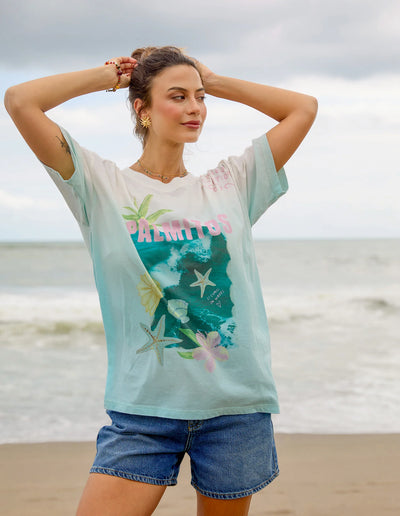 Timeless Tides Tee - White