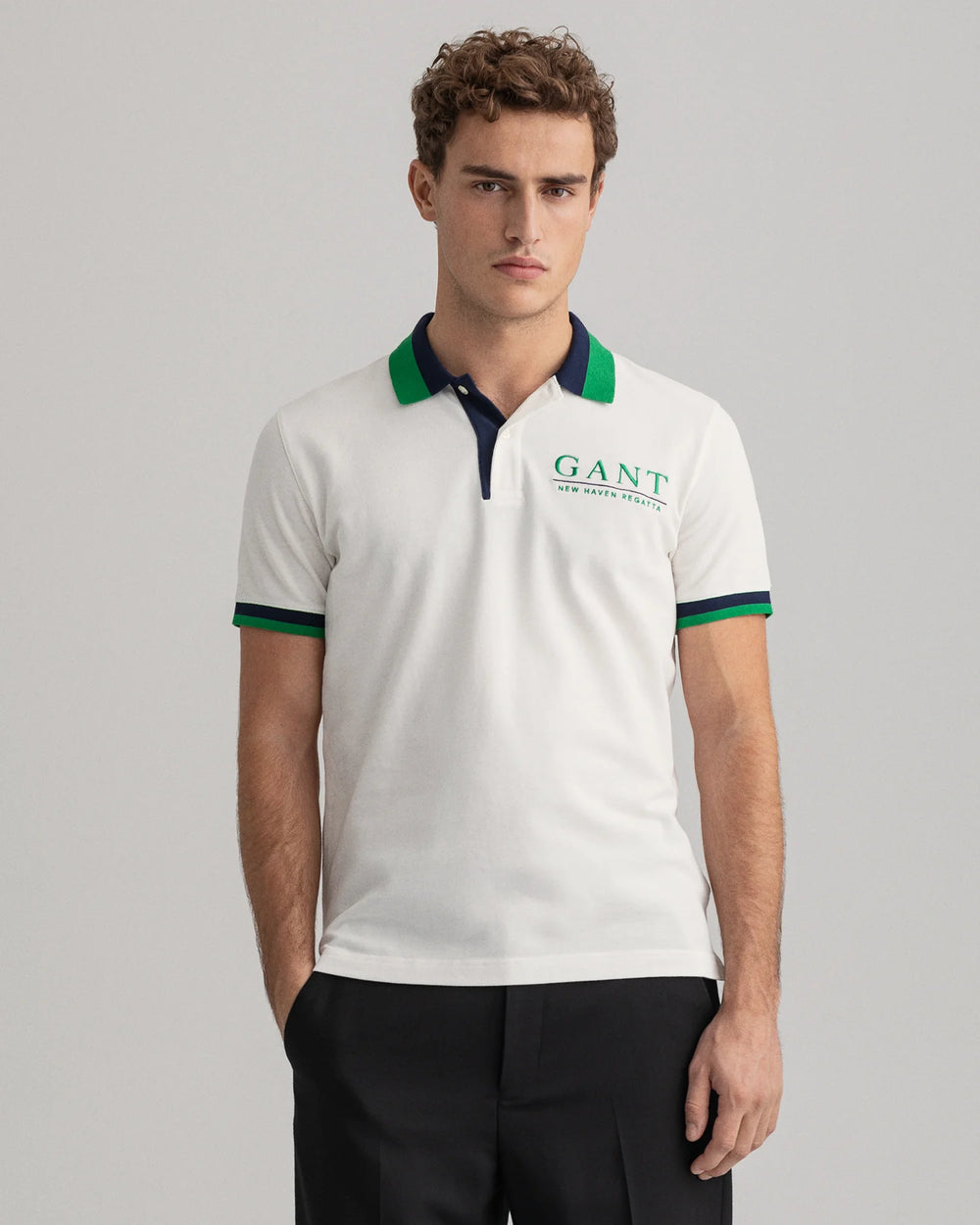 Gant Sailing Pique SS Rugger - Eggshell