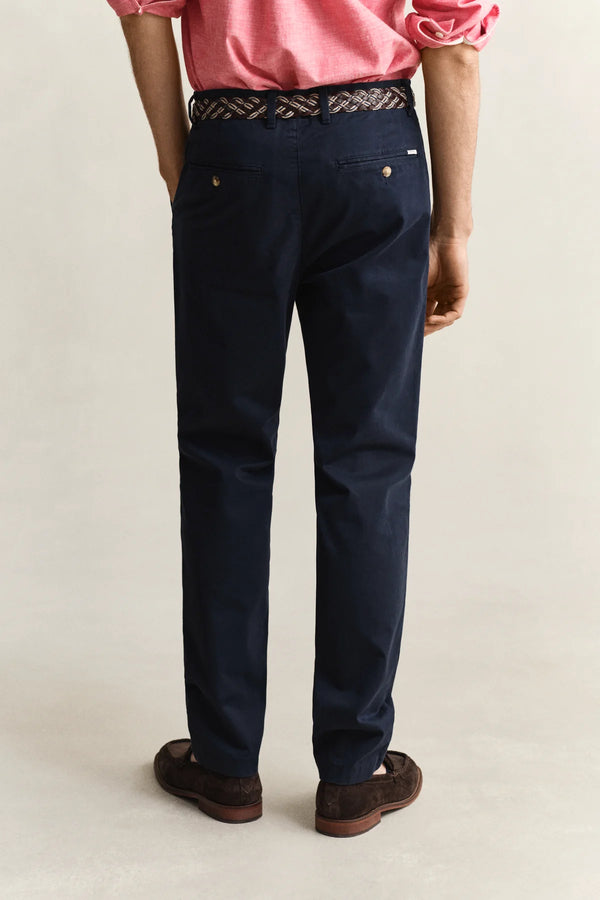 SLIM Twill Chino 1500156 - Marine