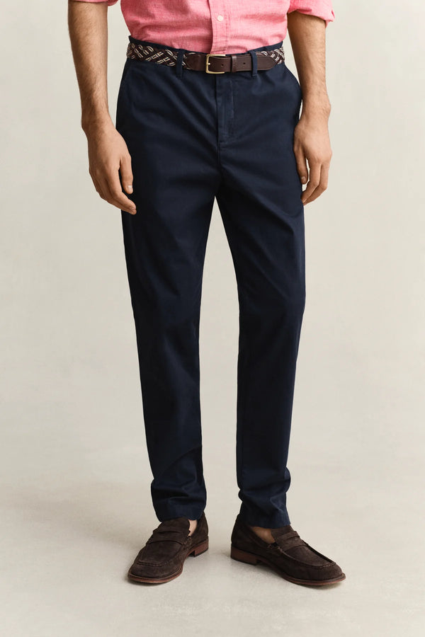 SLIM Twill Chino 1500156 - Marine