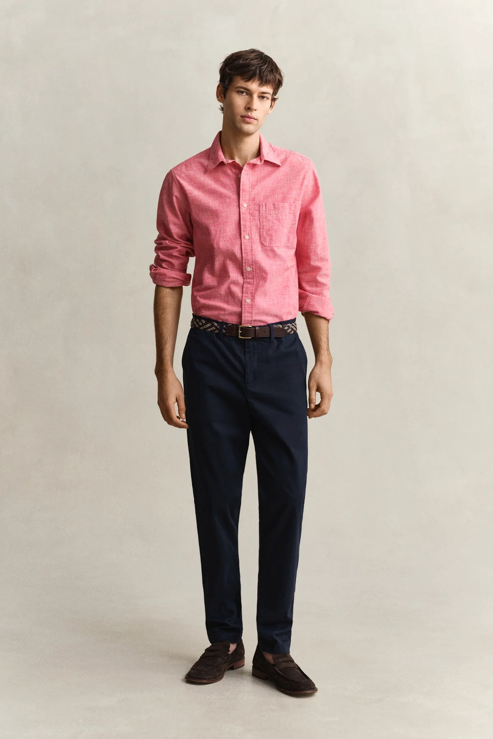 SLIM Twill Chino 1500156 - Marine