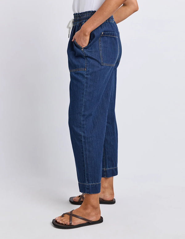 Greta Slim Leg Denim Pant - Extra Dark Wash