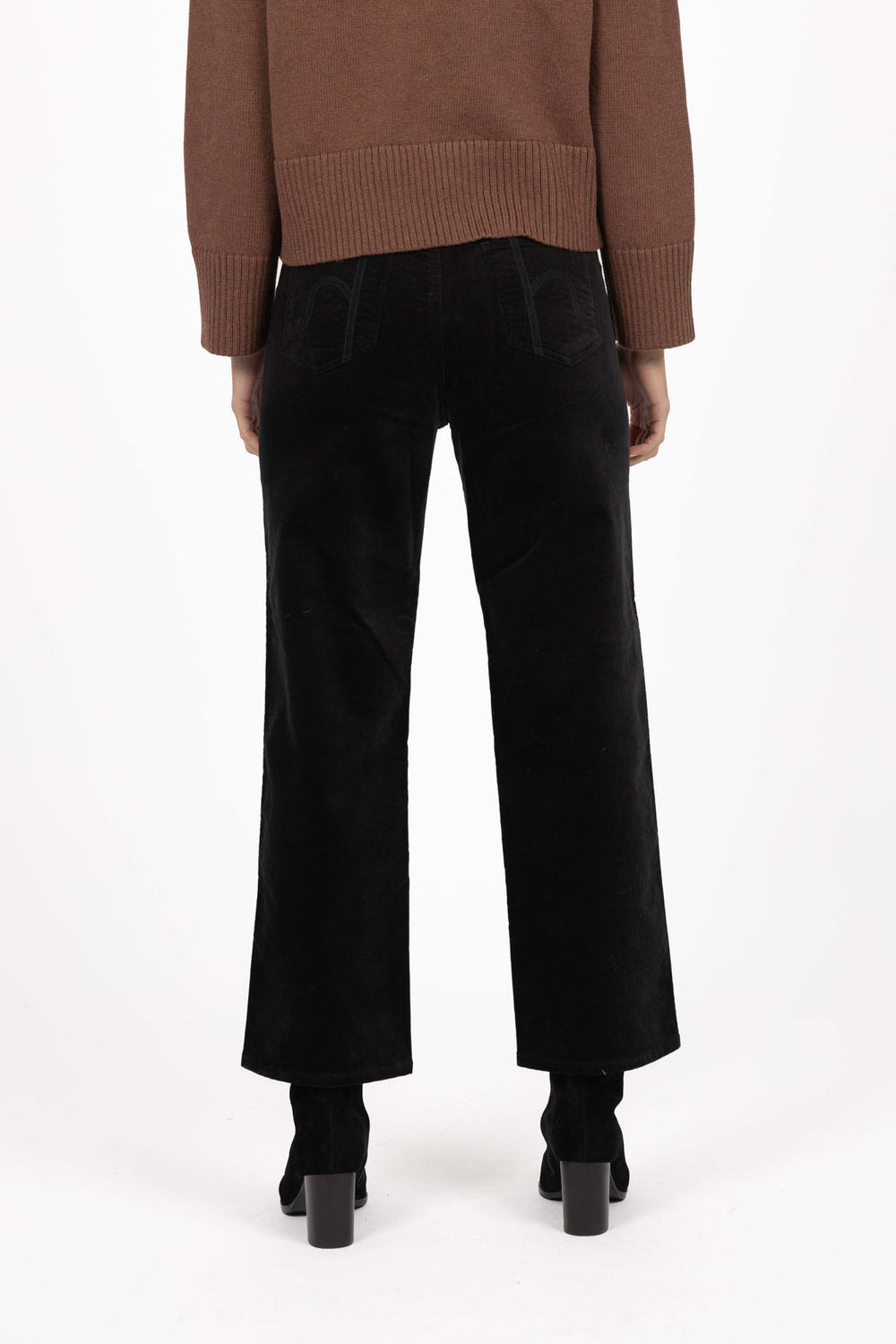 Va Va Velour Pant - Black