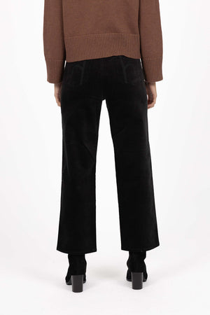 Va Va Velour Pant - Black