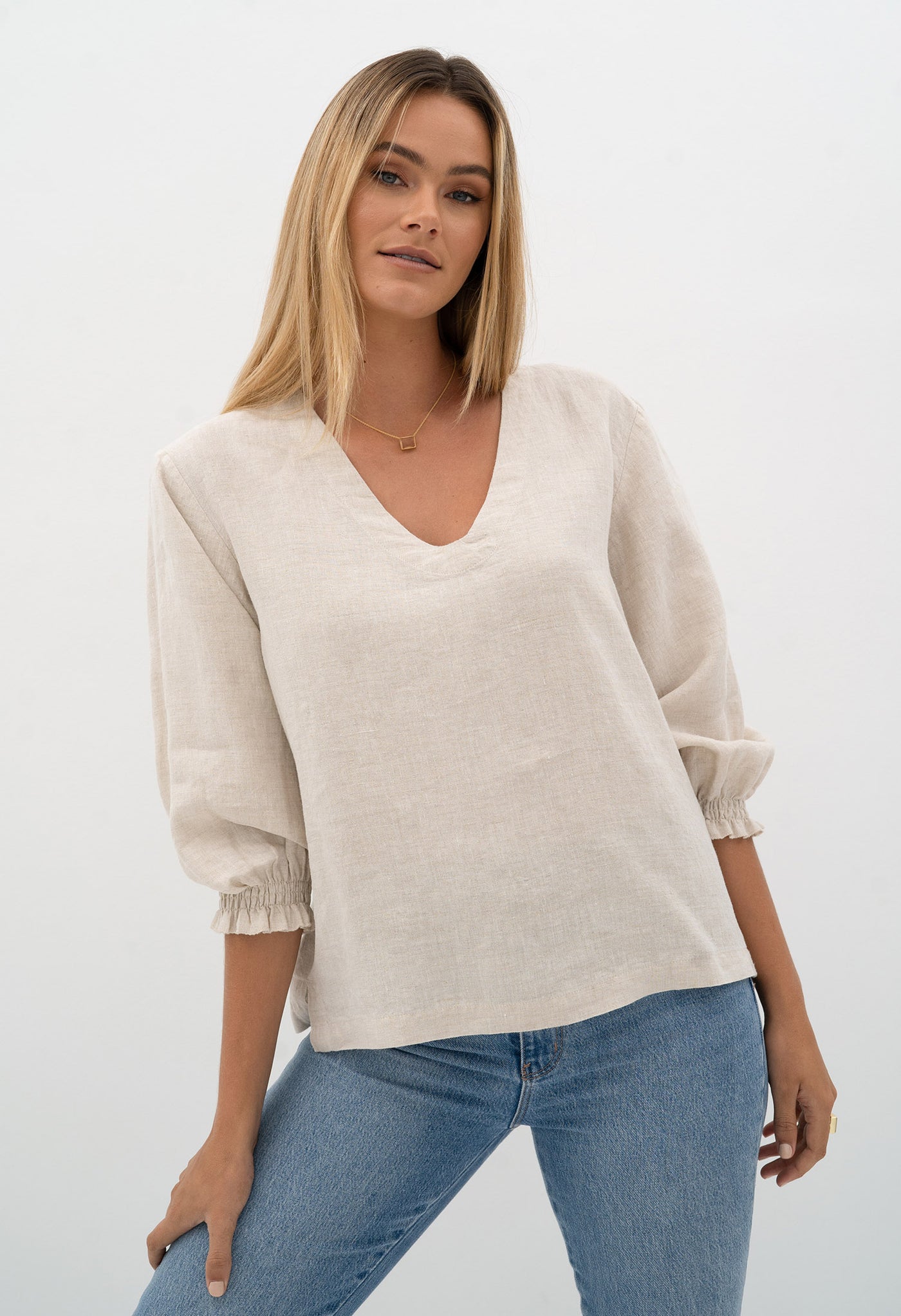 Tulum Blouse - Natural