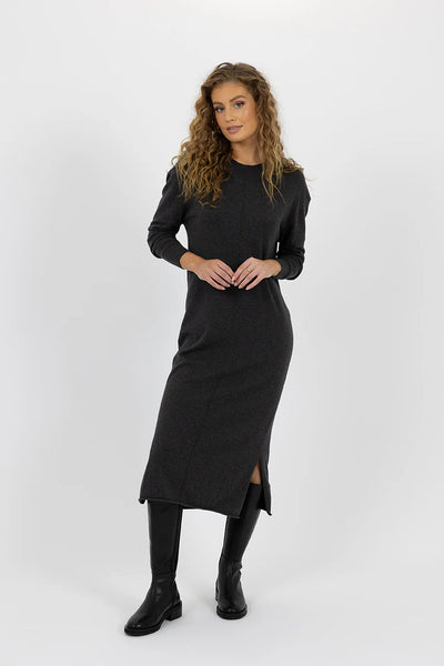 Elena Dress - Charcoal