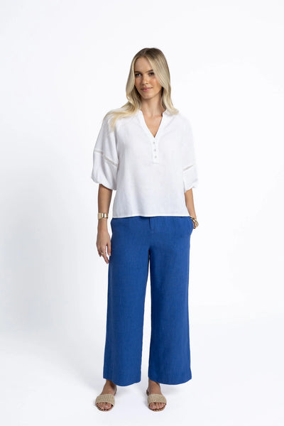 Fleetwood Linen - Royal Blue