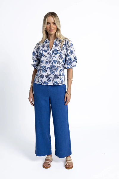 Fleetwood Linen - Royal Blue