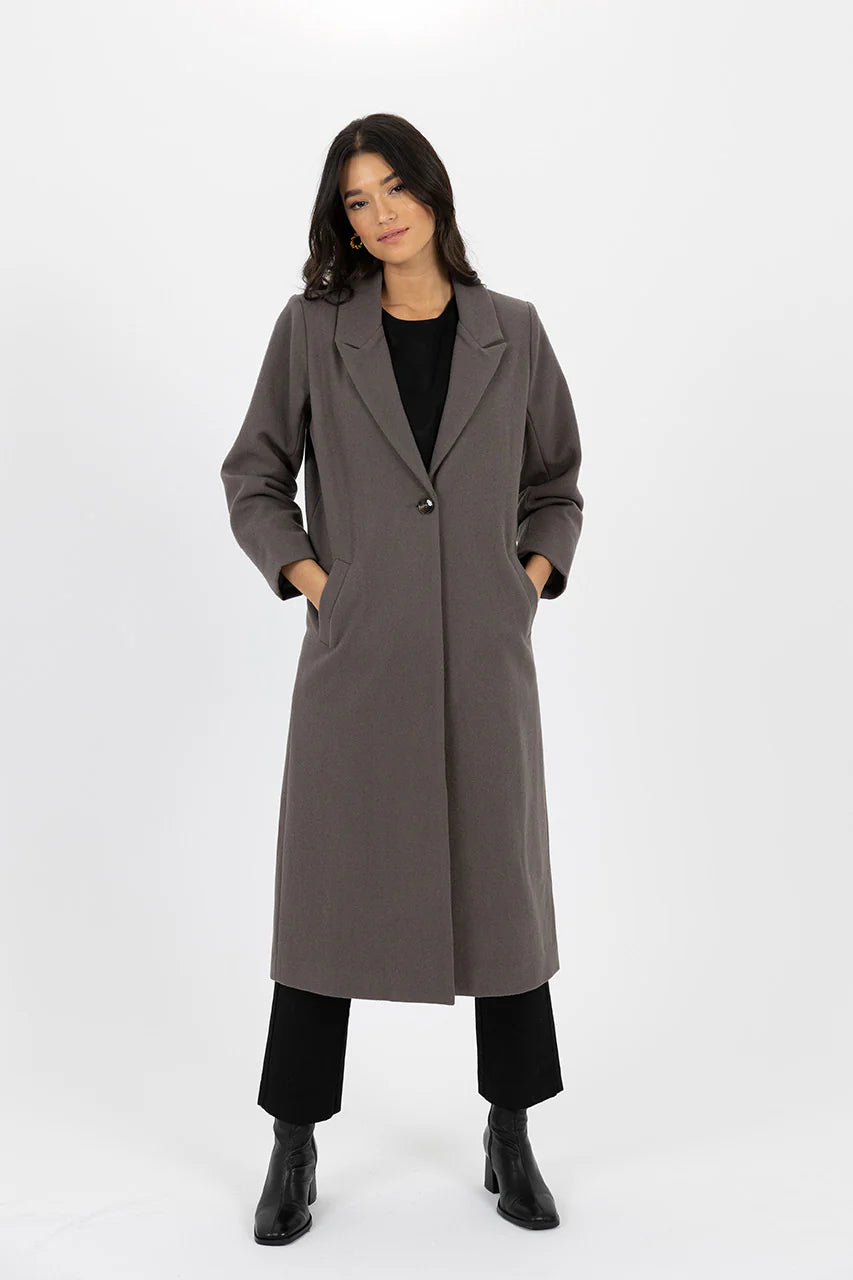 Madison Coat - Taupe