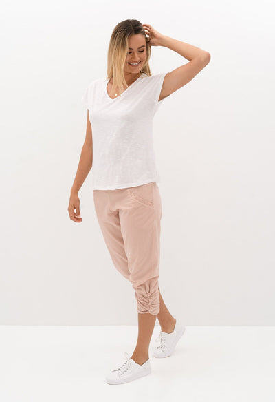 Must Have V Neck-White