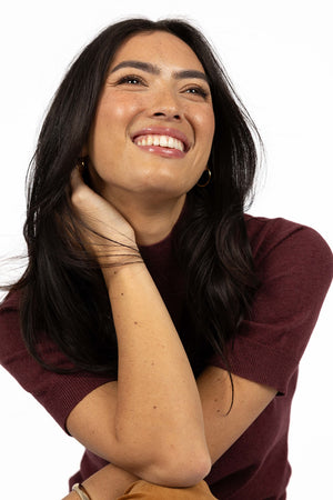 Vera Top - Claret