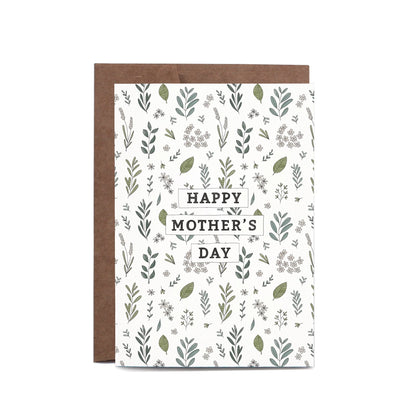 Happy Mother's Day Floral Greeting Card