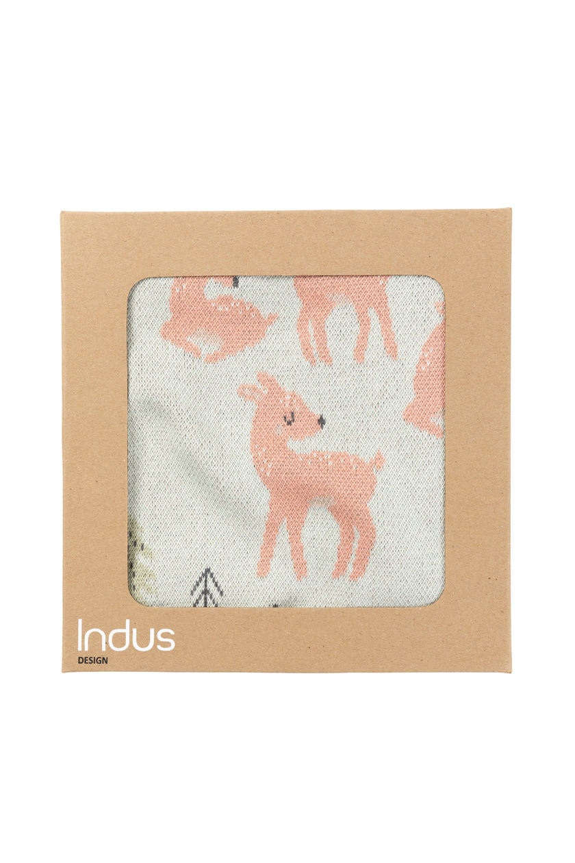 Delilah Deer Baby Blanket