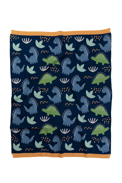 Derek Dino Baby Blanket
