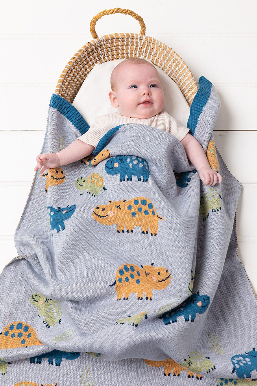 Henry Hippo Baby Blanket