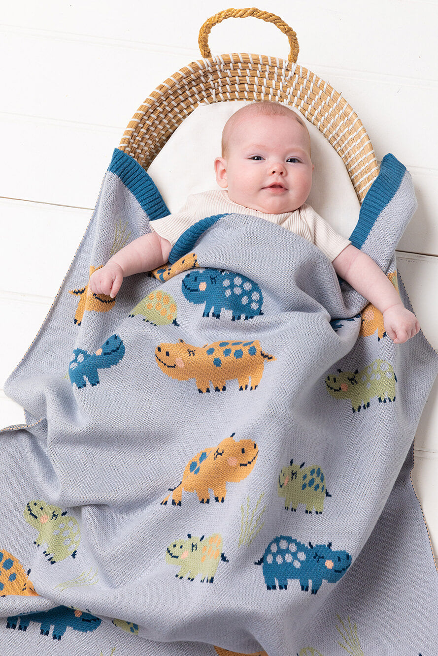 Henry Hippo Baby Blanket