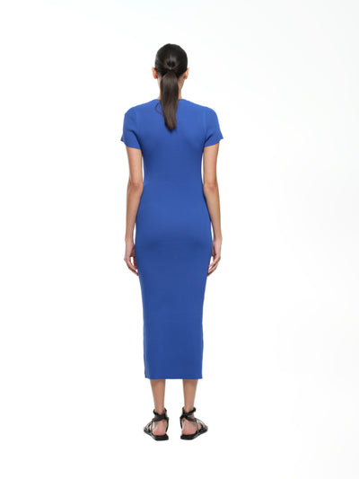 Camilla Knit Dress-Cobalt